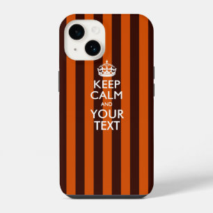 Personalisiertes KEEP CALM UND Ihr Text iPhone 14 Hülle