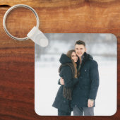 Personalisiertes Keepake Couple Foto Schlüsselanhänger (Vorderseite)