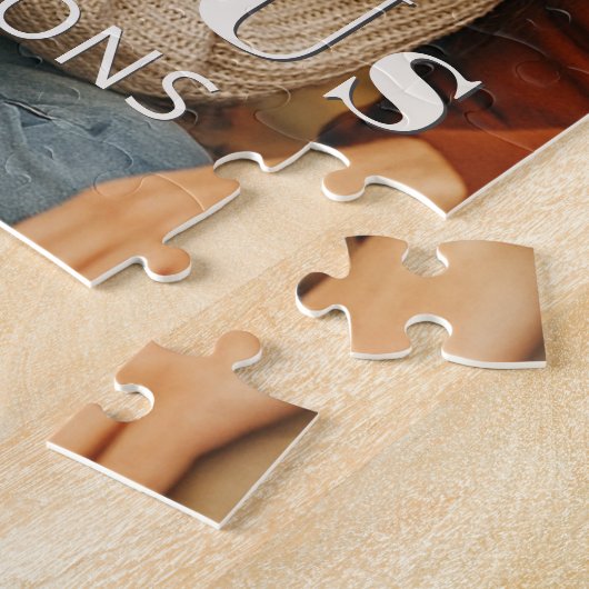 Personalisiertes Keepake Family Foto Das sind wir Puzzle (Seite)