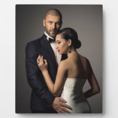 Personalisiertes Keepake-Hochzeit oder Verlobung-F Fotoplatte (Vorderseite)