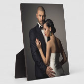 Personalisiertes Keepake-Hochzeit oder Verlobung-F Fotoplatte (Seite)