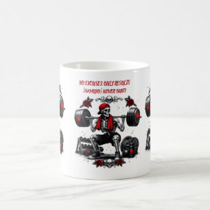 Personalisiertes Keine Ausreden Nur Ergebnisse  Kaffeetasse