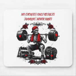 Personalisiertes Keine Ausreden Nur Ergebnisse Mousepad