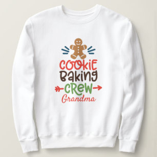 Personalisiertes Keks Backen Crew Oma Sweatshirt