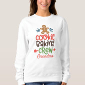 Personalisiertes Keks Backen Crew Oma Sweatshirt (Vorderseite)