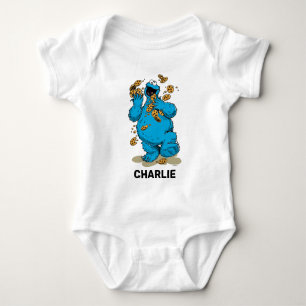 Personalisiertes Keksmonster Crazy Cookies Baby Bo Strampler
