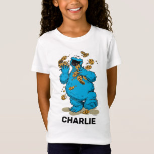 Personalisiertes Keksmonster Crazy Cookies T - Shi T-Shirt