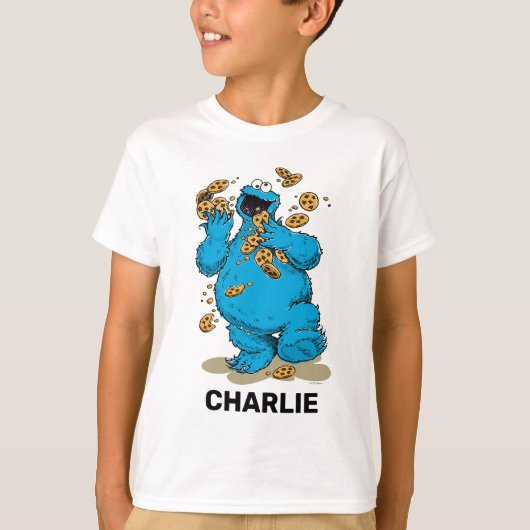 Personalisiertes Keksmonster Crazy Cookies T - Shi T-Shirt (Vorderseite)