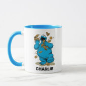 Personalisiertes Keksmonster Crazy Cookies Tasse (Links)