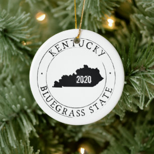 Personalisiertes Kentucky-Ornament Keramik Ornament