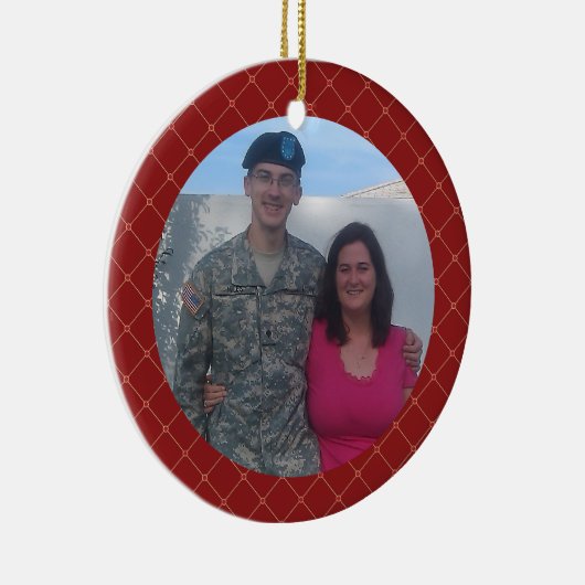 Personalisiertes Keramik Ornament (Rechts)