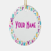 Personalisiertes Keramikornament (Rechts)