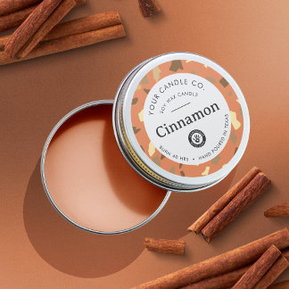 Personalisiertes Kerzenetikett - individuell anpas Runder Aufkleber