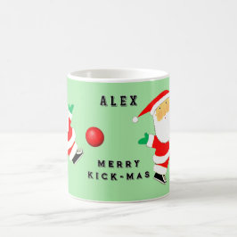 Personalisiertes Kickball Weihnachtskollektiv Kaffeetasse