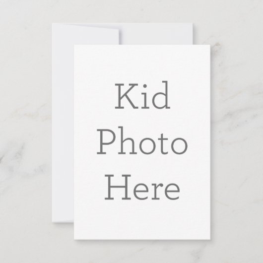 8,89 cm x 12,7 cm Flache Dankeskarte (Vorderseite)