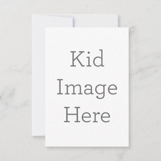 8.89 cm x 12.7 cm Flache Dankeskarte (Vorderseite)