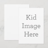 8.89 cm x 12.7 cm Flache Dankeskarte (Vorne/Hinten)