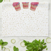 Personalisiertes Kid's Cupcake Shop Küchentuch - C (Gefaltet)