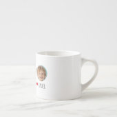 Personalisiertes Kids-Foto mit Namen und Herz Espressotasse (Rechts)