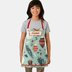 Personalisiertes Kids Holiday Backen Schürze