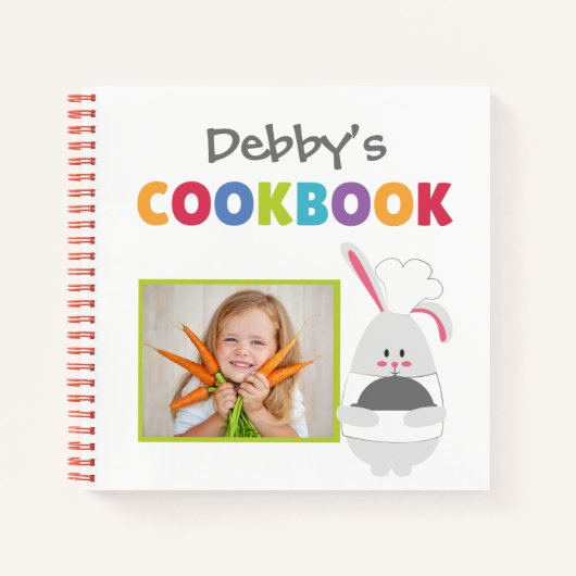Personalisiertes Kids Memory Cookbook (Foto hinzuf Notizblock (Vorderseite)
