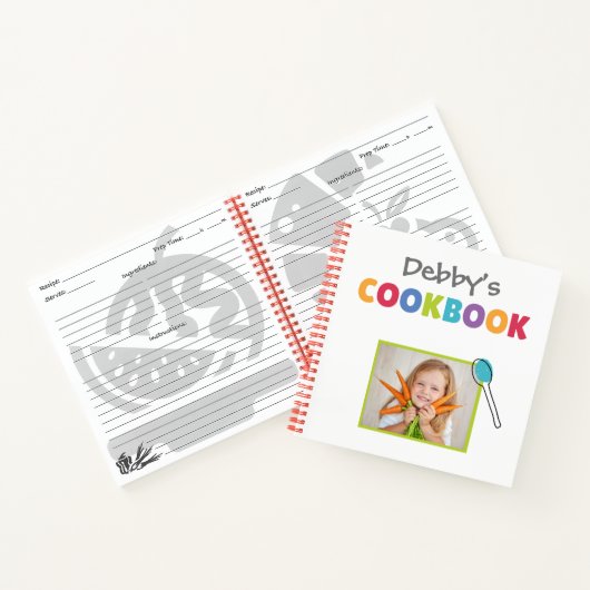 Personalisiertes Kids-Memory-Cookbook (Foto hinzuf Notizblock (Innenseite)