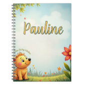 personalisiertes Kids-Spiralnotebook Notizblock (Vorderseite)
