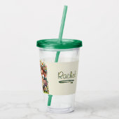 Personalisiertes Kind des Gottesmädchens Acryltrinkbecher (Rückseite)