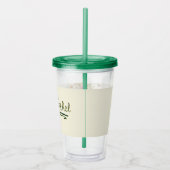 Personalisiertes Kind des Gottesmädchens Acryltrinkbecher (Rechts)