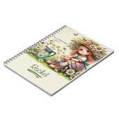 Personalisiertes Kind des Gottesmädchens Notizblock (Linke Seite)