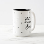 Personalisiertes Kind Foto Beste Oma je Zweifarbige Tasse (VorderseiteRechts)