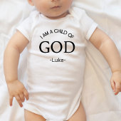 Personalisiertes Kind Gottes Baby Strampler