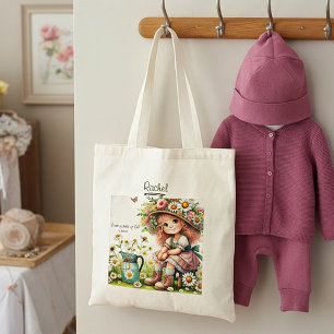 Personalisiertes Kind Gottes Gänseblümchen Mädchen Tragetasche