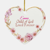 Personalisiertes Kind Gottes Ornament (Hinten)