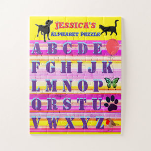 Personalisiertes Kinder-Alphabet-Puzzle Puzzle