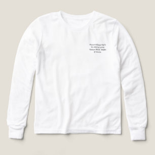 Personalisiertes Kinder-Tri-Blend-Langarmshirt