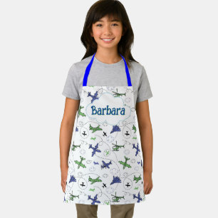 Personalisiertes Kinderflugzeug  Schürze