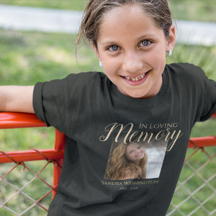 Personalisiertes Kinderfoto-Gedenk-T-Shirt T-Shirt