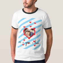 Personalisiertes Kinderfoto – Ich + Du = Liebe