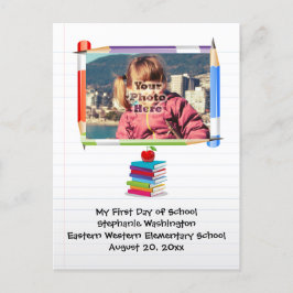 Personalisiertes Kindergarten Kindergarten Individ Postkarte