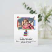Personalisiertes Kindergarten Kindergarten Individ Postkarte (Stehend Vorderseite)