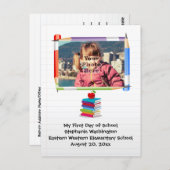 Personalisiertes Kindergarten Kindergarten Individ Postkarte (Vorne/Hinten)