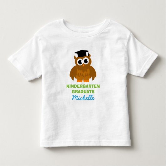 Personalisiertes Kindergartenabsolvent-Shirt für Kleinkind T-shirt (Vorderseite)