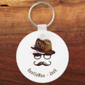 Personalisiertes Kindergeschenk des Vaters Schlüsselanhänger (Vorderseite)