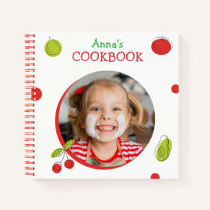 Personalisiertes Kinderkochbuch (Ihr Foto) Notizblock
