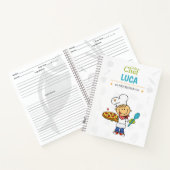 Personalisiertes Kinderkochbuch Notizblock (Innenseite)