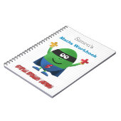 Personalisiertes Kindermathearbeitsbuch Notizblock (Linke Seite)