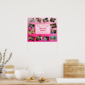 Personalisiertes Kinderposter im ersten Jahr Poster (Küche)