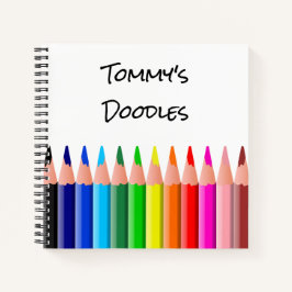 Personalisiertes Kinderskizzenbuch Doodle-Notebook Notizblock