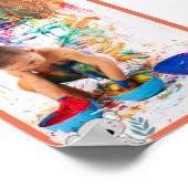 Personalisiertes Kinderwerk Poster (Ecke)